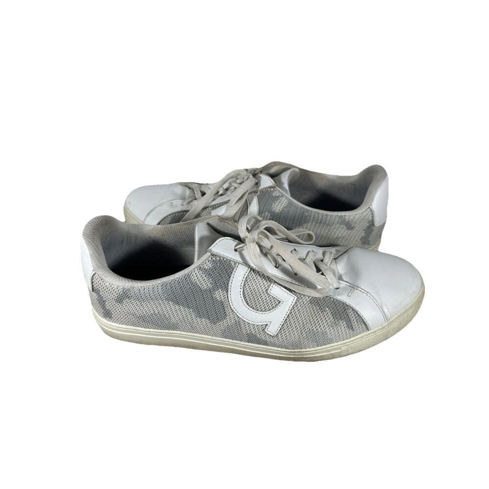 G/Fore Disruptor Mens Size 15 Snow White Camo Knit Golf Shoes G4MS22EF20